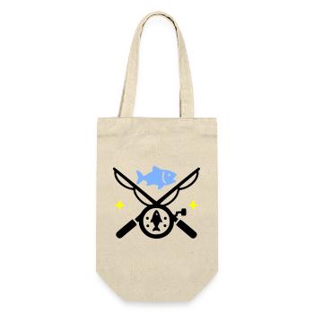 Fishing & Fishing | Petri Heil Hobby Logo - Gift Bag for Bottles - nature - Front