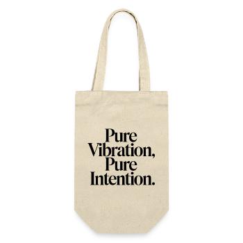 Pure vibrations, clear intentions - Gift Bag for Bottles - nature - Front