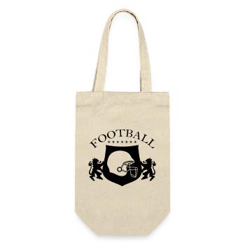 Emblème du logo du football - Sac à bouteille - nature - Devant