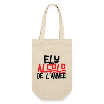 Élu alcolo de l’année / Alcool / Humour - Sac à bouteille - nature - Devant