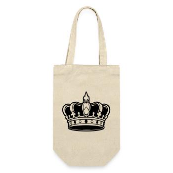 Crown Symbol - Gift Bag for Bottles - nature - Front