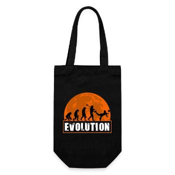 Évolution du volley-ball Joueuse Athlète - Sac à bouteille - noir - Devant