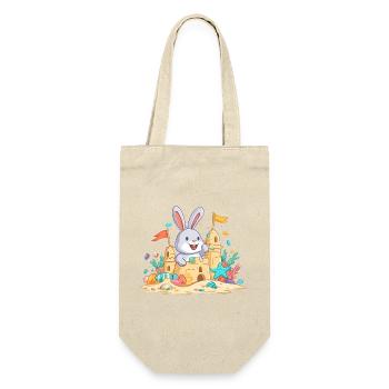 Un lapin d’été dans la basse à sable - Sac à bouteille - nature - Devant