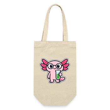 Petit Labbar avec ailes axolotl - Sac à bouteille - nature - Devant