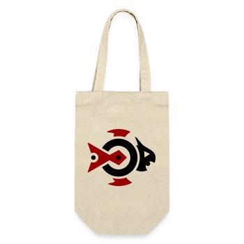 Flying Fish - Tribal Fantasy Flying Fish - Gift Bag for Bottles - nature - Front