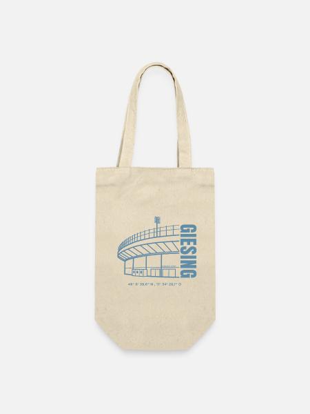 Stadion Print Grünwalder - Geschenkbeutel für Flaschen - Natur