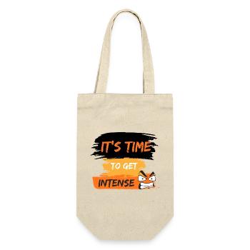 It's time to get intense t-shirt design. - Gift Bag for Bottles - nature - Front
