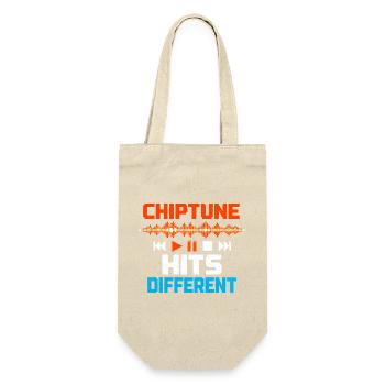 Chiptune shoots differently | 8-Bit Music Humor - Gift Bag for Bottles - nature - Front