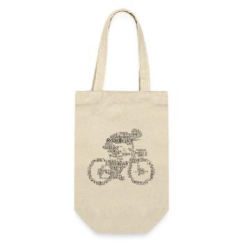 Gift idea for a road bike with road bike - Gift Bag for Bottles - nature - Front