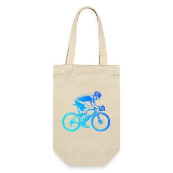 Gift idea for a road bike with road bike - Gift Bag for Bottles - nature - Front