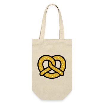 Pretzel Bavaria Pretzel Baker Beer Garden Folk Festival - Gift Bag for Bottles - nature - Front