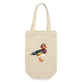 mandarin duck - Gift Bag for Bottles - nature - Front