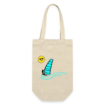 Surfer Sun - Gift Bag for Bottles - nature - Front