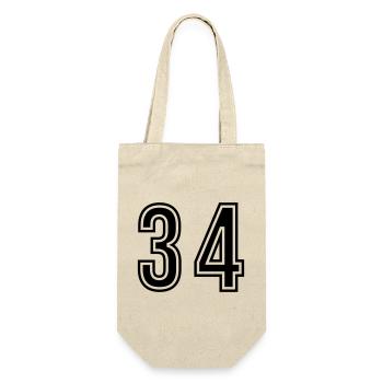 34 Symbole numérique - Sac à bouteille - nature - Devant