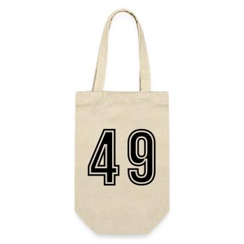 Symbole du chiffre 49 - Sac à bouteille - nature - Devant