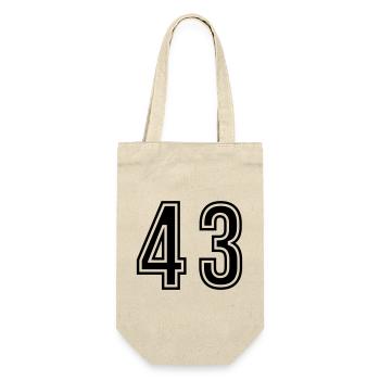 43 Number symbol - Gift Bag for Bottles - nature - Front