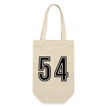 54 Number Symbol - Gift Bag for Bottles - nature - Front