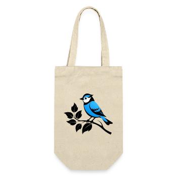Blaumeisegarten - Geschenkbeutel für Flaschen - Natur - Vorne