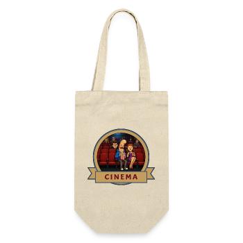 Kek & Ina in the cinema - gag of life - Gift Bag for Bottles - nature - Front