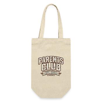 Parents Club 2024 - Geschenkbeutel für Flaschen - Natur - Vorne