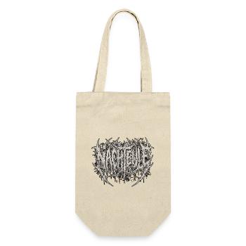 Heavy Metal Nachteule - Geschenkbeutel für Flaschen - Natur - Vorne