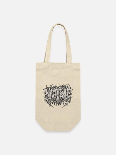 Heavy Metal Nachteule - Geschenkbeutel für Flaschen - Natur