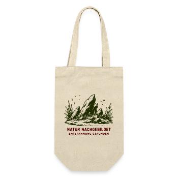 Natur Nachgebildet Entspannung Gefunden - Geschenkbeutel für Flaschen - Natur - Vorne