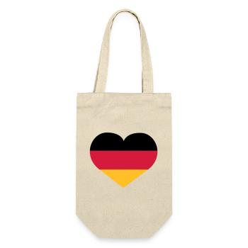 Deutschland Herz | Herz | Heart - Sac à bouteille - nature - Devant