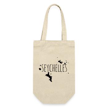 Seychelles - Geschenkbeutel für Flaschen - Natur - Vorne