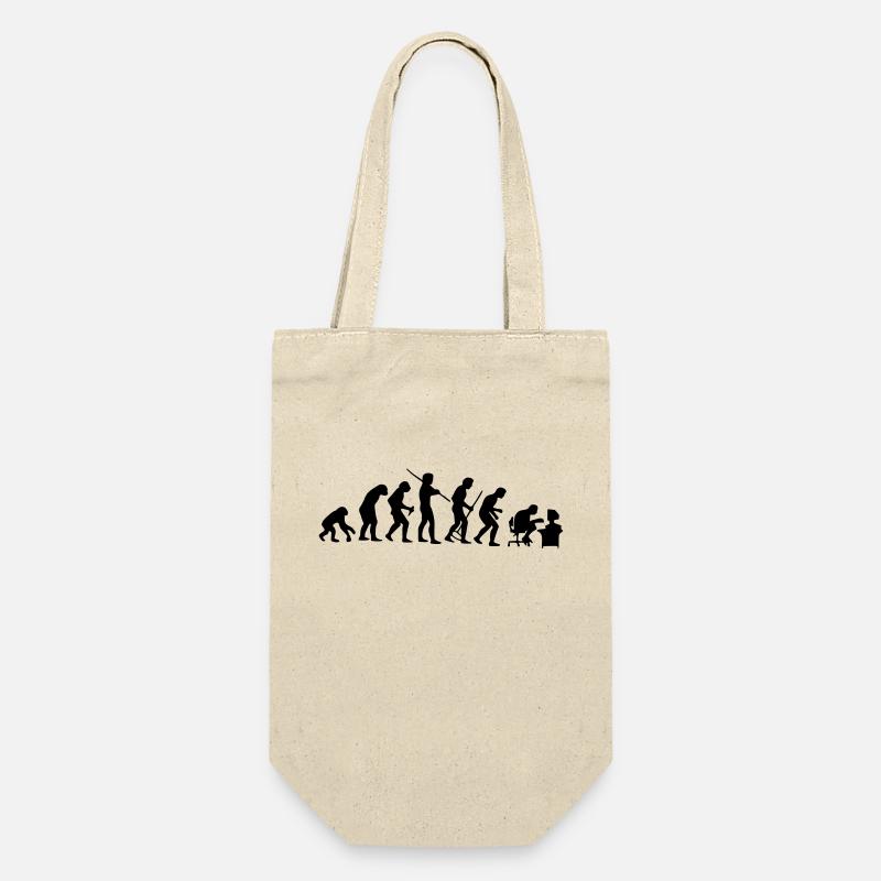 evolution - Geschenkbeutel für Flaschen - Natur