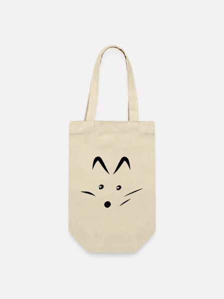 Fuchs - Geschenkbeutel für Flaschen - Natur