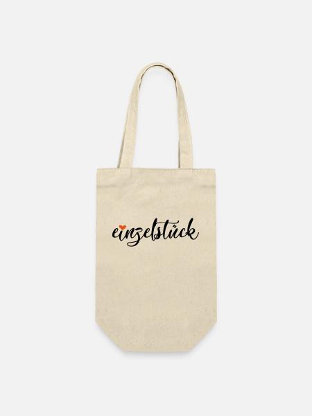 einzelstück - Geschenkbeutel für Flaschen - Natur