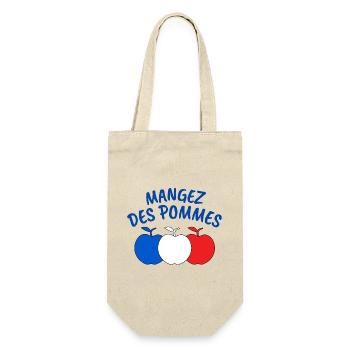 pomme, mangez des pommes - Sac à bouteille - nature - Devant