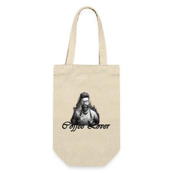 Barista Coffee Lover Noir - Sac à bouteille - nature - Devant