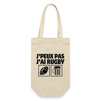 rugby, rugby sport, rugby humour - Sac à bouteille - nature - Devant