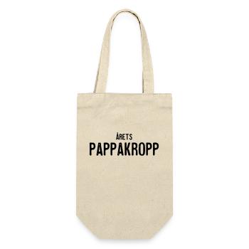 der diesjährige Papa-Pokal - Geschenkbeutel für Flaschen - Natur - Vorne