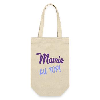 MAMIE. MAMAN. FÊTE DES MÈRES - Sac à bouteille - nature - Devant