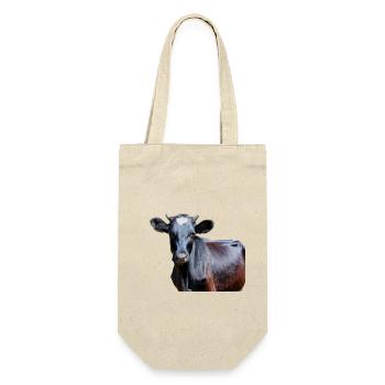 Vache - Gift Bag for Bottles - nature - Front