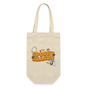halloween spooky season - Geschenkbeutel für Flaschen - Natur - Vorne