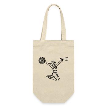 Cheerleader - Gift Bag for Bottles - nature - Front