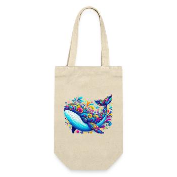 Whale - Gift Bag for Bottles - nature - Front