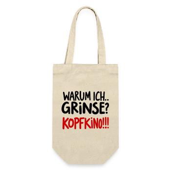 Humorous saying for everyday life and fun - Gift Bag for Bottles - nature - Front