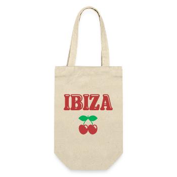 Ibiza Cherries Pasha - Gift Bag for Bottles - nature - Front