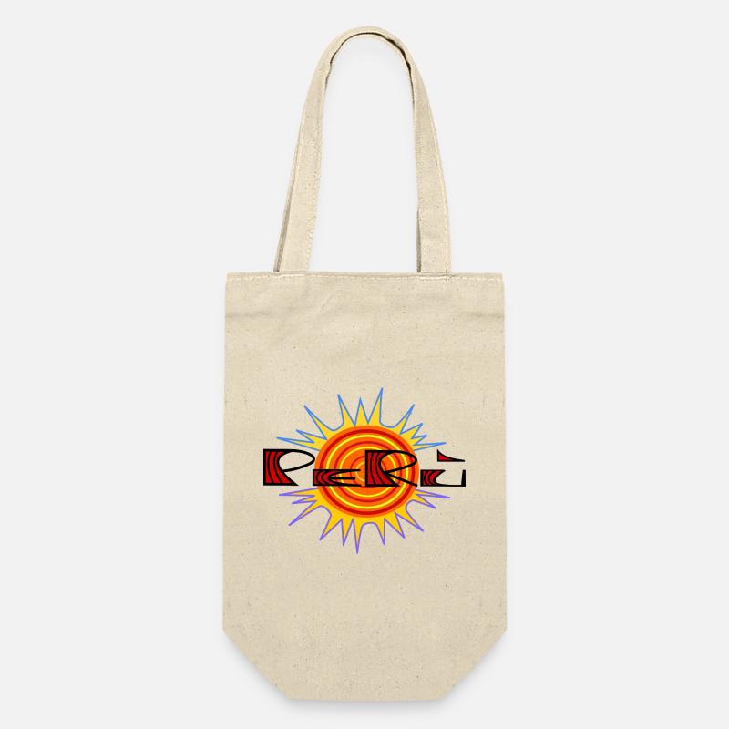 Logo Perù von Cean - Geschenkbeutel für Flaschen - Natur