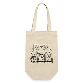 Art de ligne cinéma Cats - Sac à bouteille - nature - Devant