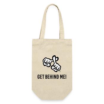 Get Behind Me! (Cross / Bible / Religion / 2C) - Gift Bag for Bottles - nature - Front