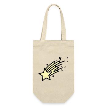 Shooting Star Comet Comic - Gift Bag for Bottles - nature - Front