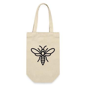 wasp - Gift Bag for Bottles - nature - Front