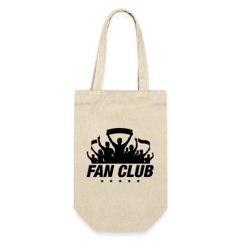 Fan Club Silhouette - Geschenkbeutel für Flaschen - Natur - Vorne
