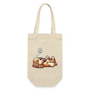 Cocker Spaniel Cockerhund Cocker Spaniel Besitzer - Geschenkbeutel für Flaschen - Natur - Vorne